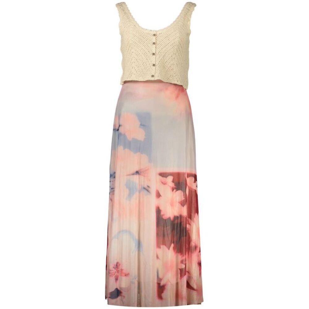 Desigual Pink Viscose Women's Women's Dress - Picture 3 of 3